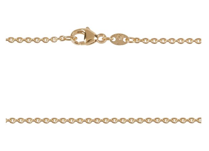 18K Geelgouden Anker Collier, 45cm (Pre-order)