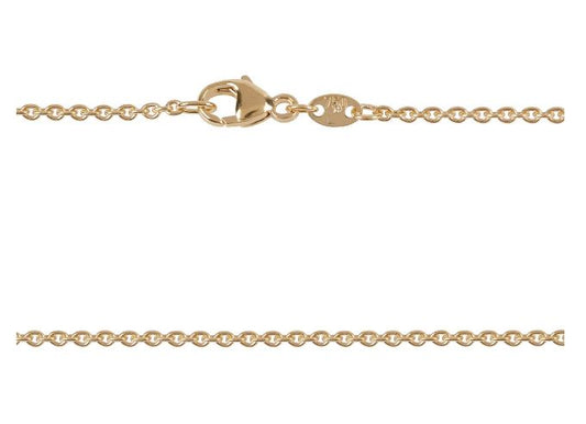 18K Geelgouden Anker Collier, 45cm (Pre-order)